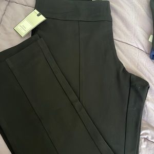 Black Dana Buchman straight leg mid rise pants size 1X